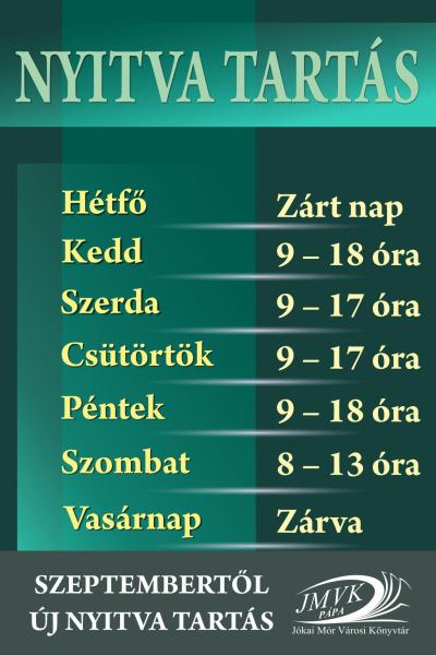 Új nyitvatartás