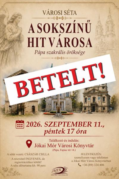várostörténeti séta betelt