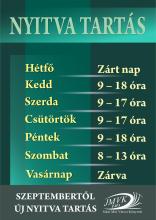 Új nyitvatartás