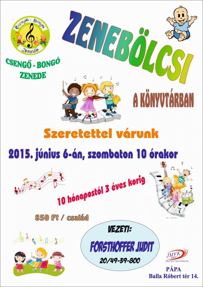 Zenebölcsi